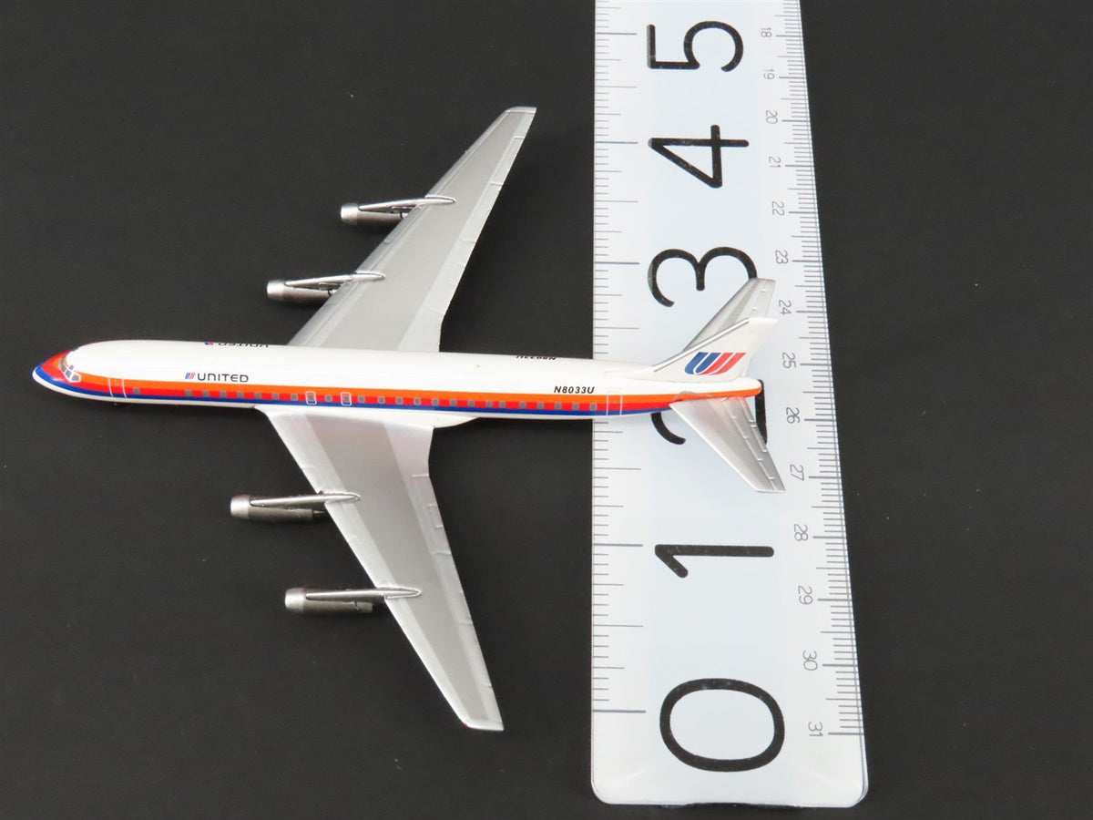 1:400 Scale Aero Classics Die-Cast United Douglas DC-8-21 Airliner #N8033U