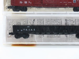 N Scale Micro-Trains MTL MILW/NLG/RI/MP/CNJ Gondolas & Box Cars 5-Pack Sealed