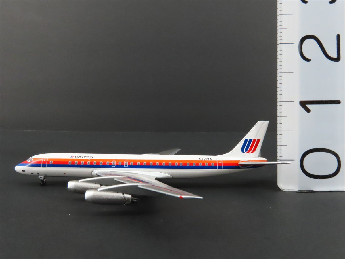 1:400 Aero Classics Die-Cast United Airlines Douglas DC-8-12 Airliner N8005U