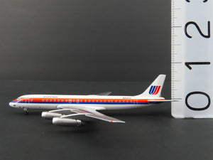 1:400 Aero Classics Die-Cast United Airlines Douglas DC-8-12 Airliner N8005U