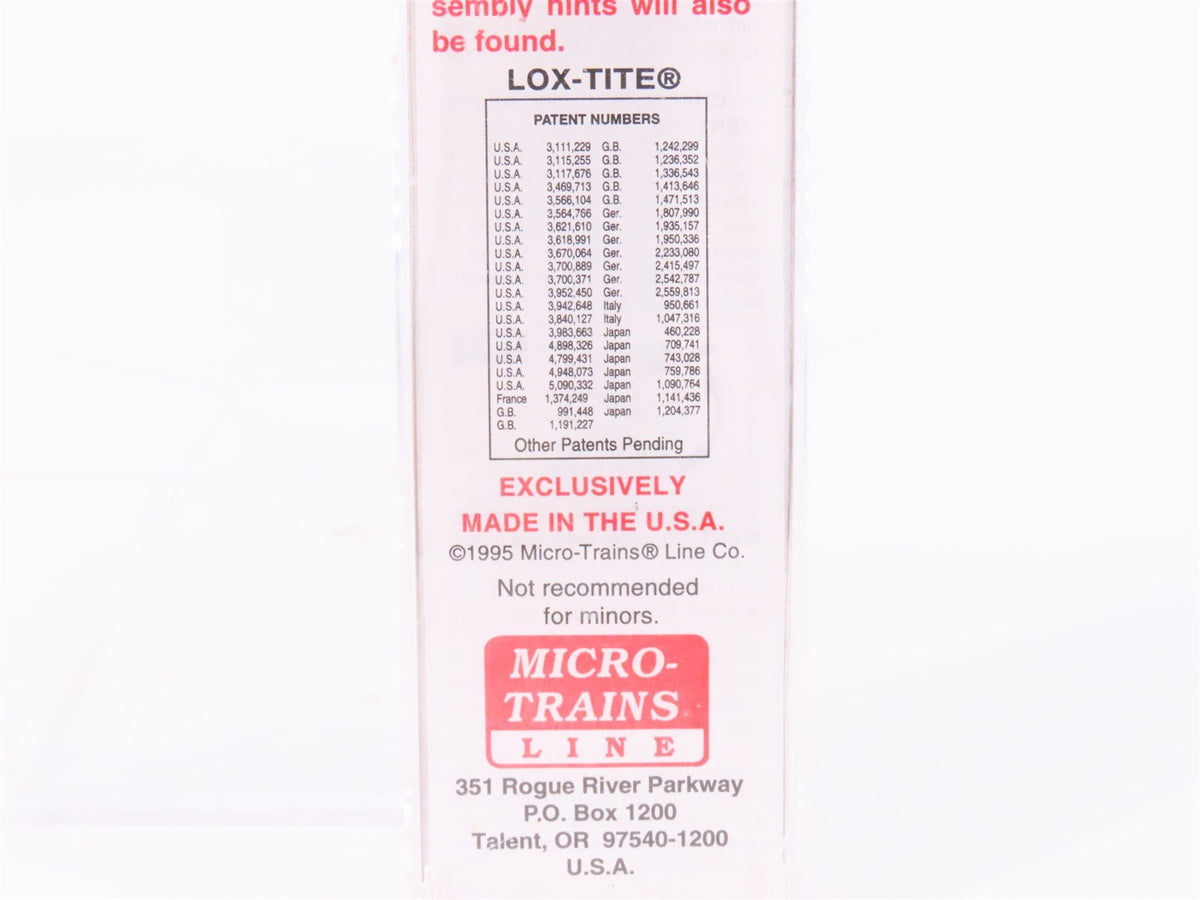 N Micro-Trains MTL 53040 TCAX CENTEX 60&#39;8&quot; Centerbeam Flat Car w/ Custom Load