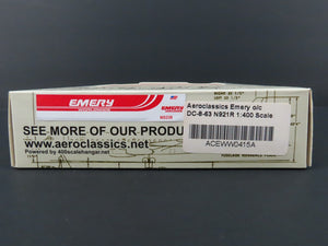 1:400 Aero Classics Die-Cast Emery Worldwide Douglas DC-8-63CF Airliner N921R