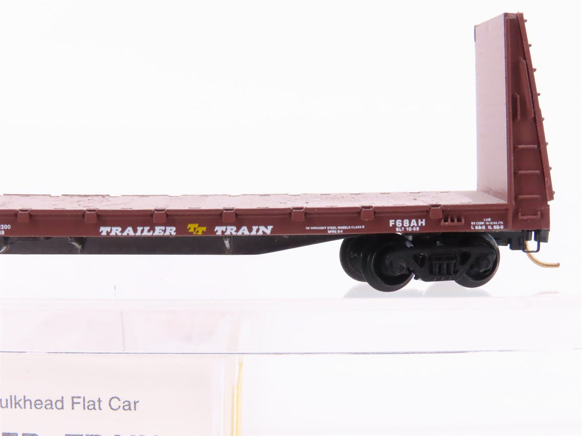 N Micro-Trains MTL 54040 TTPX Trailer Train 61&#39;8&quot; Bulkhead Flat Car #80280