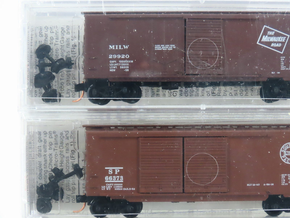 N Scale Micro-Trains MTL 22182 RI/SP/MILW/MP 30 Years 40&#39; Box Car 5-Pack Sealed