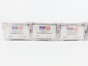 N Scale Micro-Trains MTL 22182 RI/SP/MILW/MP 30 Years 40' Box Car 5-Pack Sealed