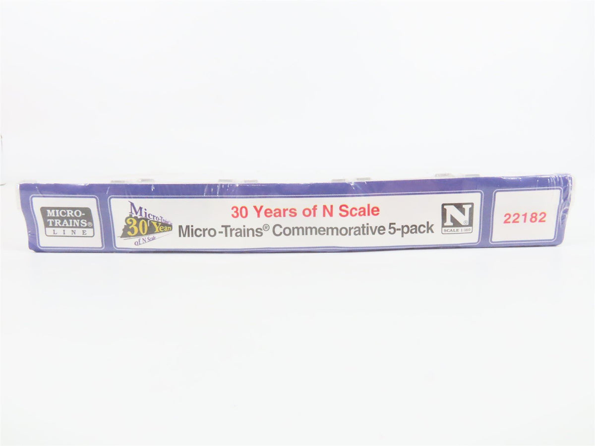 N Scale Micro-Trains MTL 22182 RI/SP/MILW/MP 30 Years 40&#39; Box Car 5-Pack Sealed