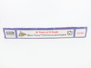 N Scale Micro-Trains MTL 22182 RI/SP/MILW/MP 30 Years 40' Box Car 5-Pack Sealed