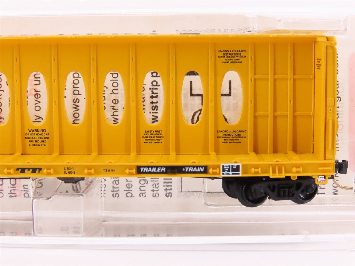 N Micro-Trains MTL 53020 TTZX Trailer Train 60&#39;8&quot; Centerbeam Flat Car #86090