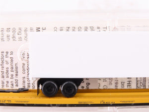 N Micro-Trains MTL 71524 TTX 89' TOFC Flat Car #252705 w/45' Undecorated Trailer