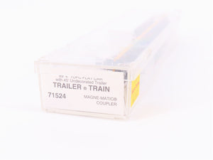 N Micro-Trains MTL 71524 TTX 89' TOFC Flat Car #252705 w/45' Undecorated Trailer