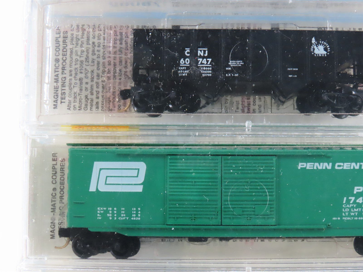 N Scale Micro-Trains MTL 78052 Conrail Merger Hopper &amp; Box Cars 5-Pack Sealed