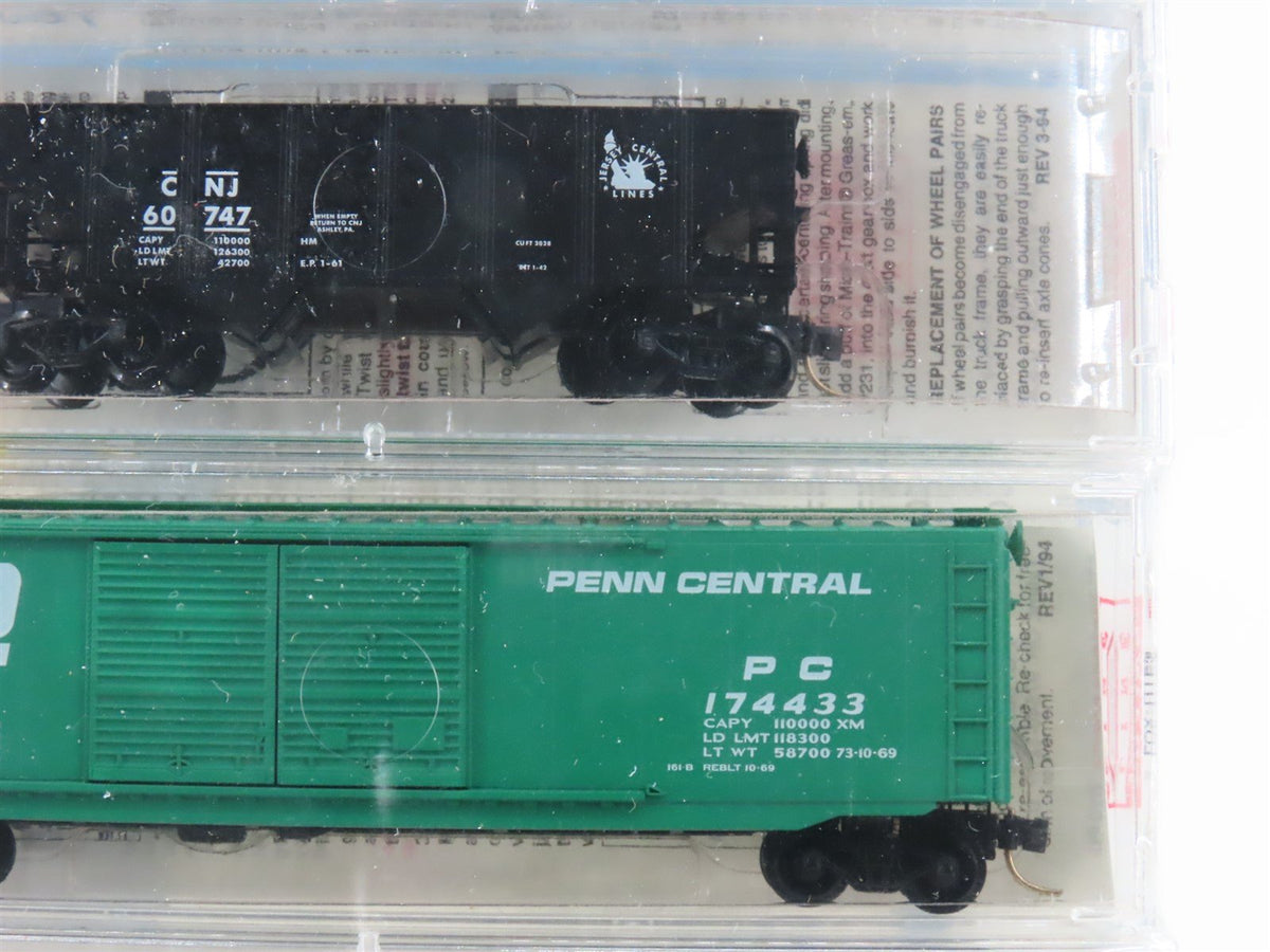 N Scale Micro-Trains MTL 78052 Conrail Merger Hopper &amp; Box Cars 5-Pack Sealed