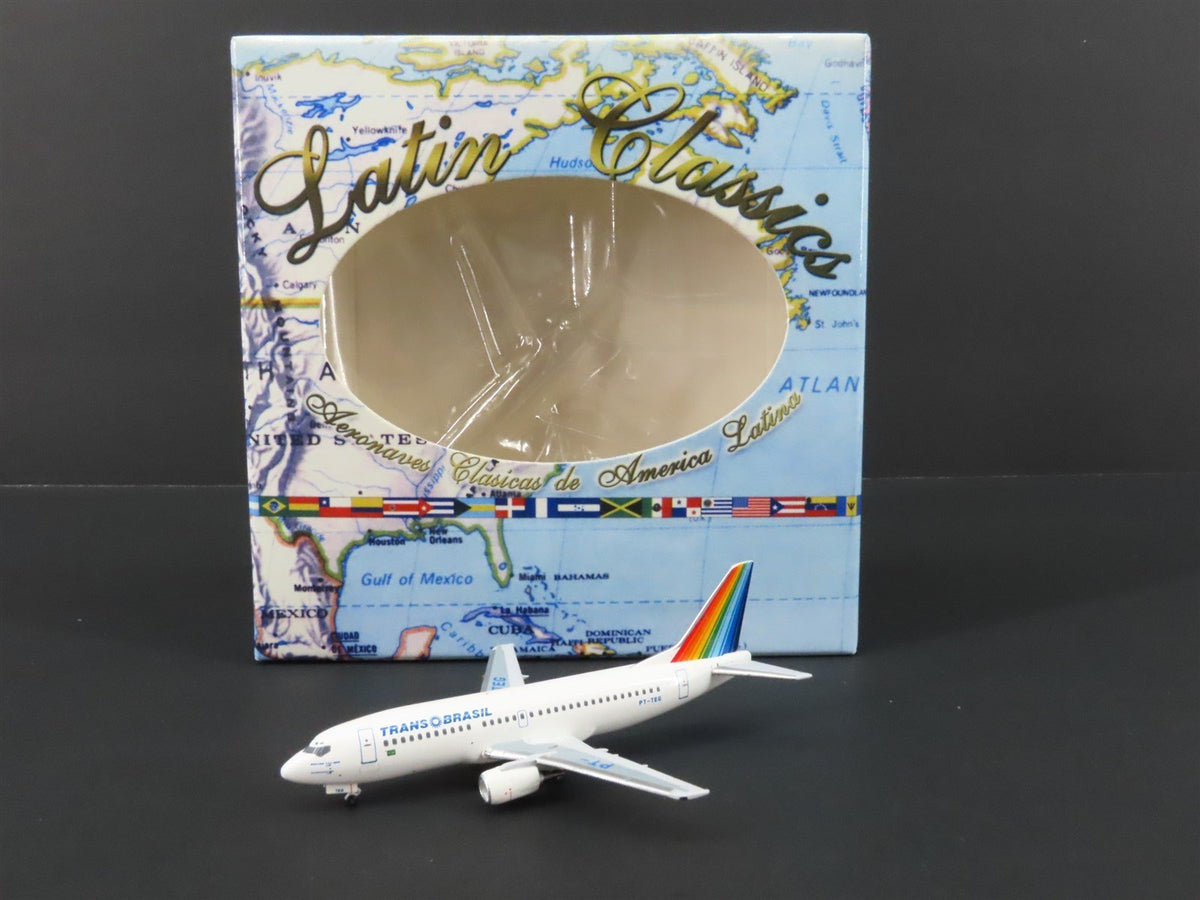 1:400 Scale Aeroclassics Latin Classics Trans Brasil Boeing B737-300 PT-TEG