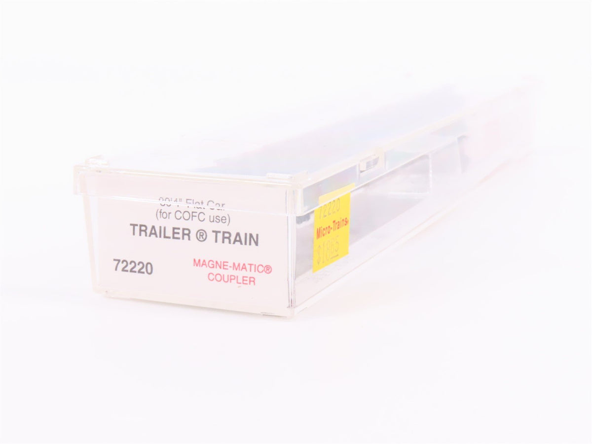 N Micro-Trains MTL 72220 TTAX Trailer Train 89&#39;4&quot; TOFC Flat Car #972210