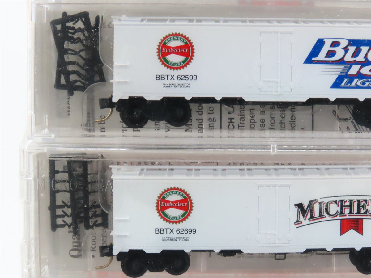 N Scale Micro-Trains MTL NSC Anheuser Busch Brewery Reefer 6-Pack Sealed