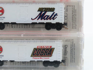 N Scale Micro-Trains MTL NSC Anheuser Busch Brewery Reefer 6-Pack Sealed