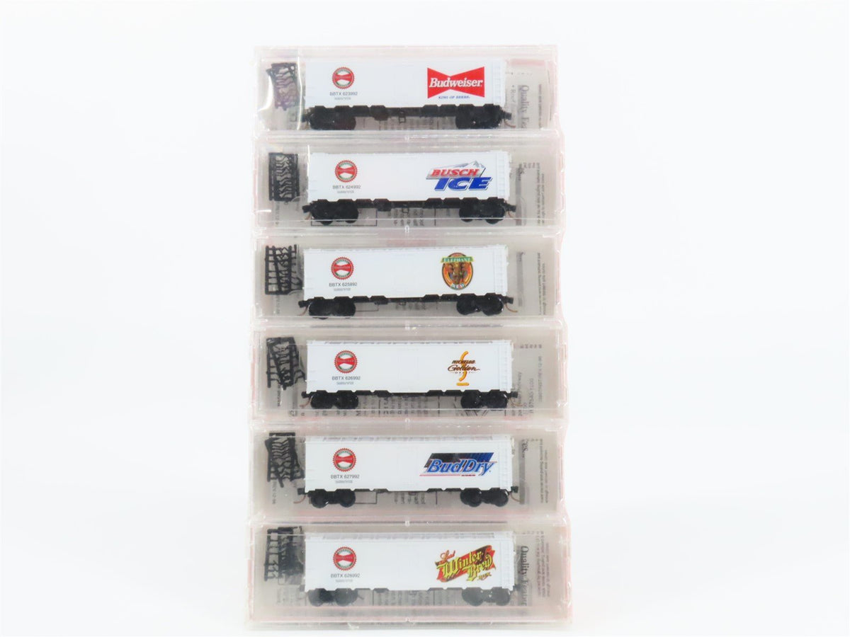 N Scale Micro-Trains MTL NSC Anheuser Busch Brewery Reefer 6-Pack Sealed