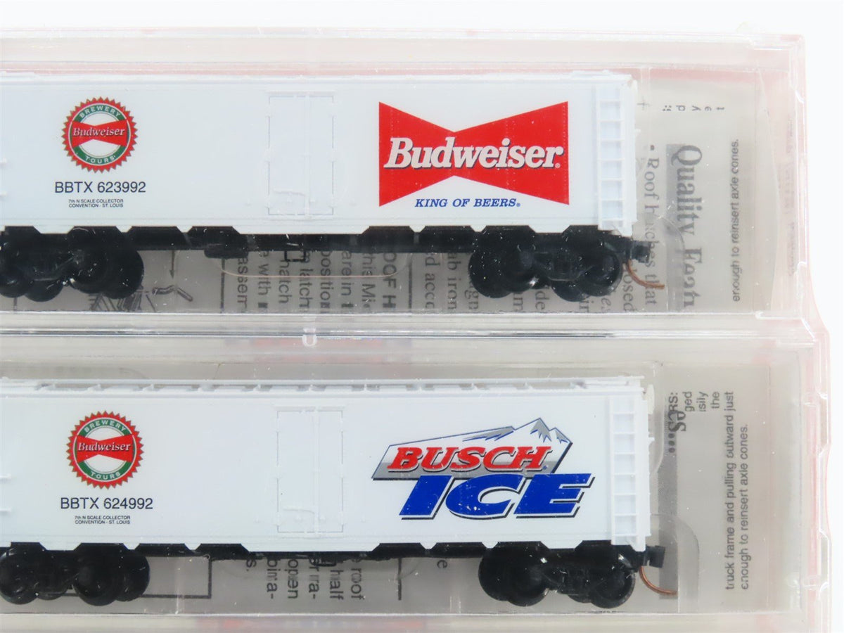 N Scale Micro-Trains MTL NSC Anheuser Busch Brewery Reefer 6-Pack Sealed