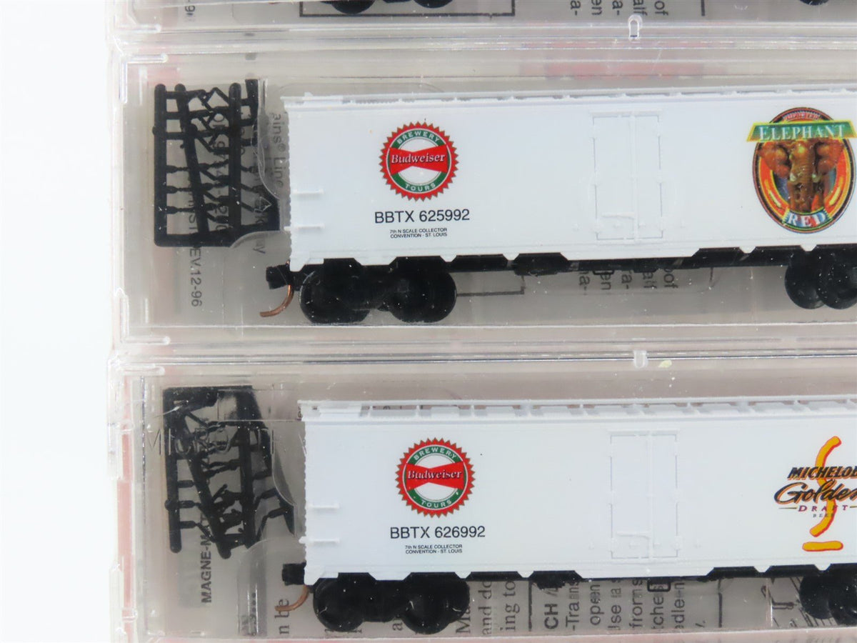 N Scale Micro-Trains MTL NSC Anheuser Busch Brewery Reefer 6-Pack Sealed