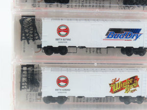 N Scale Micro-Trains MTL NSC Anheuser Busch Brewery Reefer 6-Pack Sealed