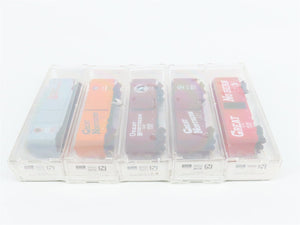 N Scale Micro-Trains MTL NSC GN Great Northern Railway 40' Box Car 5-Pack Sealed