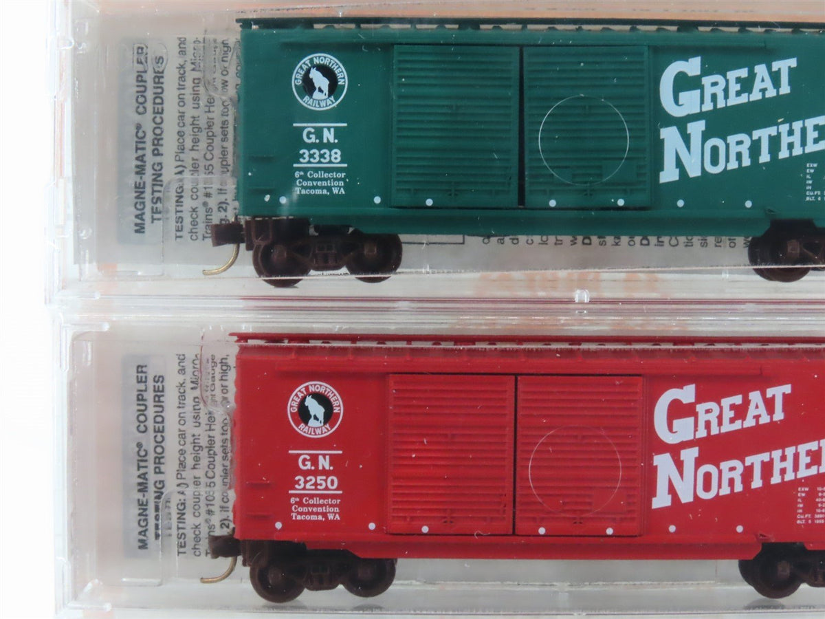 N Scale Micro-Trains MTL NSC GN Great Northern Railway 40&#39; Box Car 5-Pack Sealed