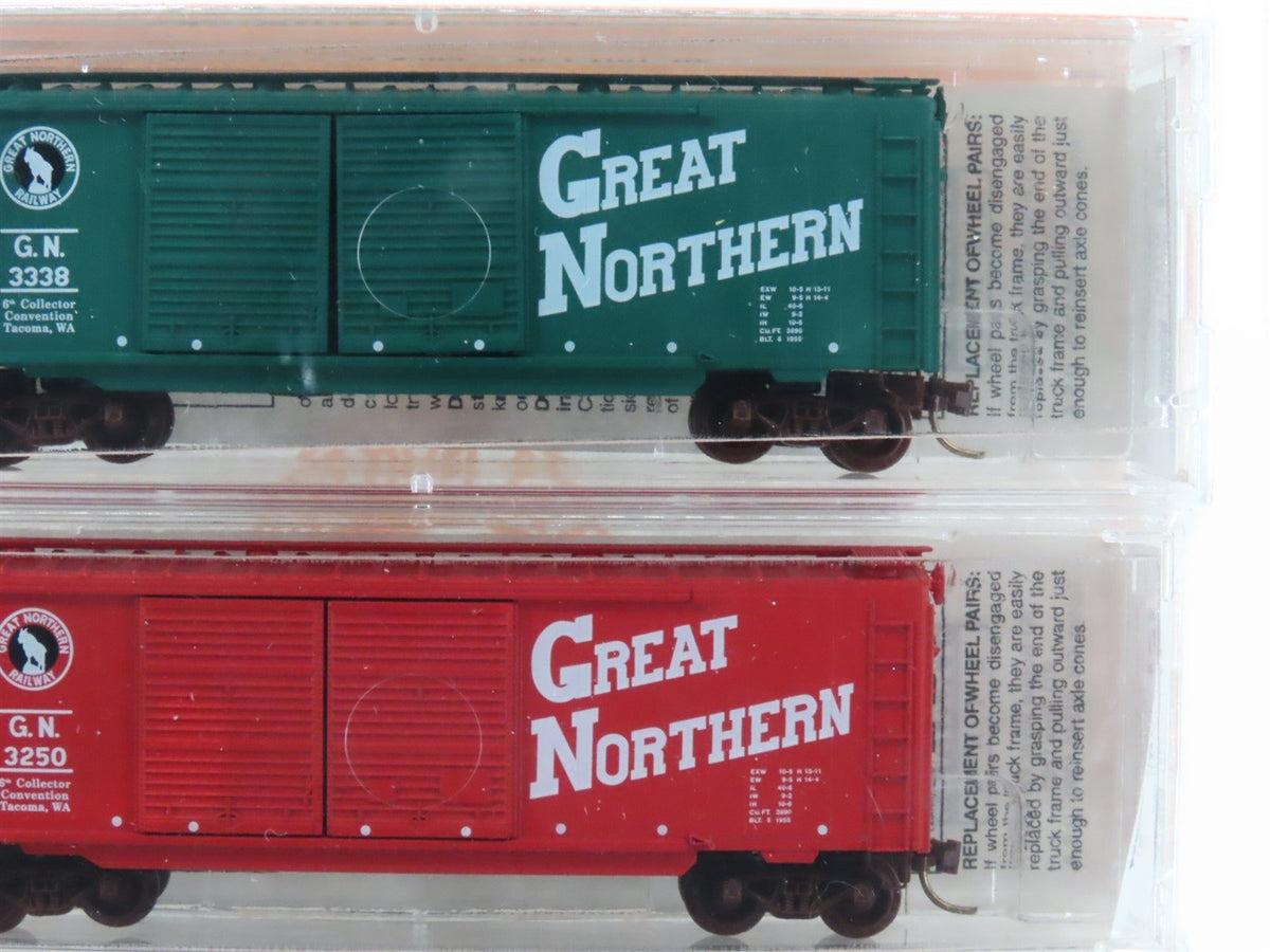 N Scale Micro-Trains MTL NSC GN Great Northern Railway 40&#39; Box Car 5-Pack Sealed