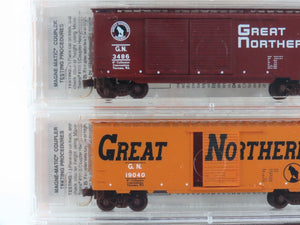 N Scale Micro-Trains MTL NSC GN Great Northern Railway 40' Box Car 5-Pack Sealed