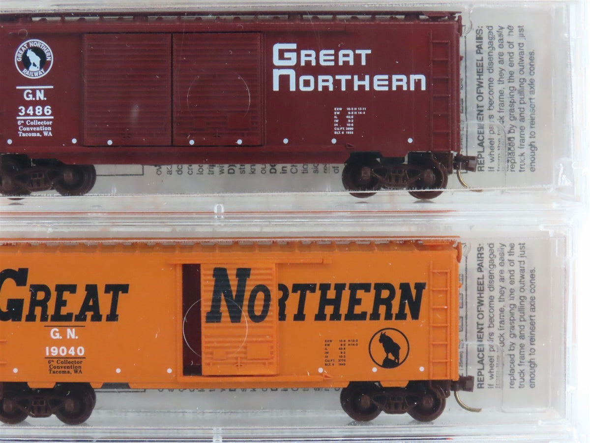 N Scale Micro-Trains MTL NSC GN Great Northern Railway 40&#39; Box Car 5-Pack Sealed