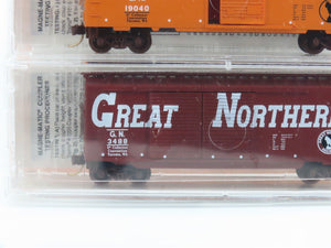 N Scale Micro-Trains MTL NSC GN Great Northern Railway 40' Box Car 5-Pack Sealed