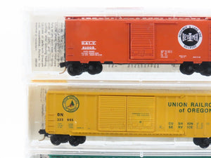 N Scale Micro-Trains MTL 19995 B&LE/BN/PC/ARR/IC Railroad Box Car 5-Pack Sealed