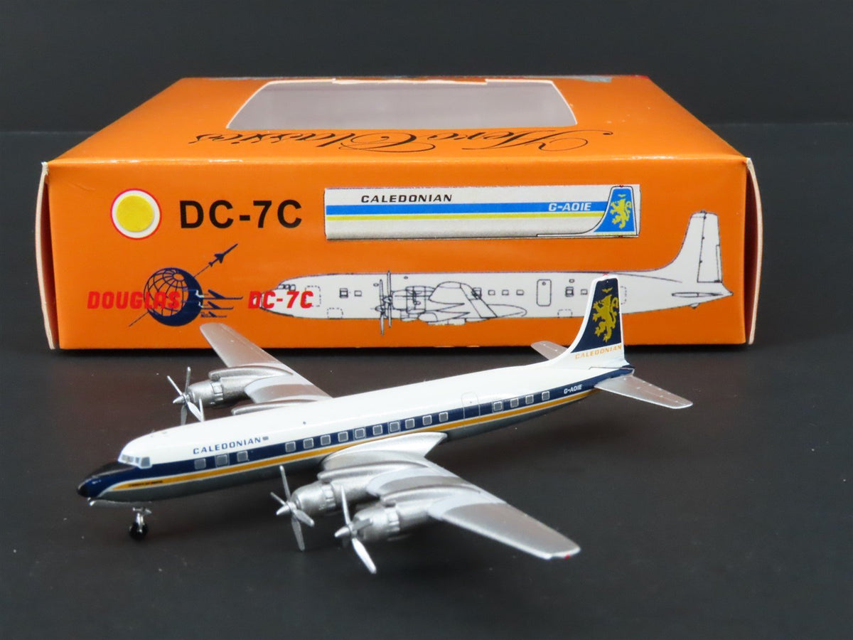 1:400 Aero Classics Die-Cast Caledonian Douglas DC-7C Airliner G-AOIE