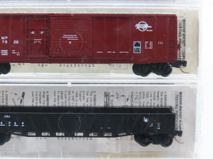 N Micro-Trains MTL 19994 MILW/NLG/CR/MP/CNJ Gondolas & Box Cars 5-Pack Sealed