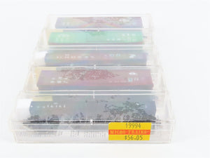 N Micro-Trains MTL 19994 MILW/NLG/CR/MP/CNJ Gondolas & Box Cars 5-Pack Sealed