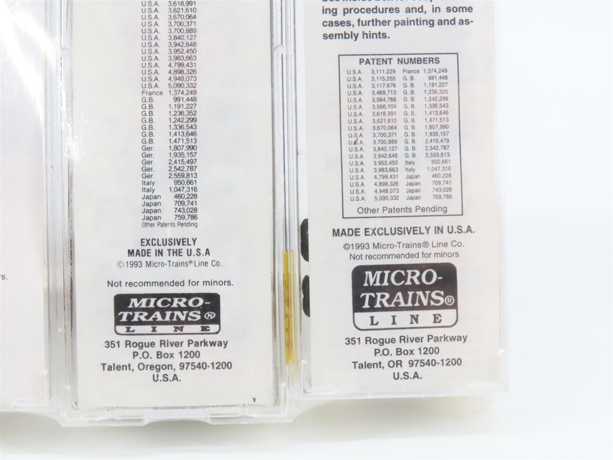 N Micro-Trains MTL 19994 MILW/NLG/CR/MP/CNJ Gondolas &amp; Box Cars 5-Pack Sealed