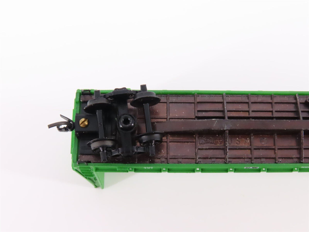 N Scale Kadee Micro-Trains MTL 54010 BN 61&#39;6&quot; Bulkhead Flat Car #621468