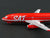 1:400 Scale Aero Classics Die-Cast SAT Airlines EX-Delta Boeing B737 #RA-73003