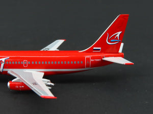 1:400 Scale Aero Classics Die-Cast SAT Airlines EX-Delta Boeing B737 #RA-73003