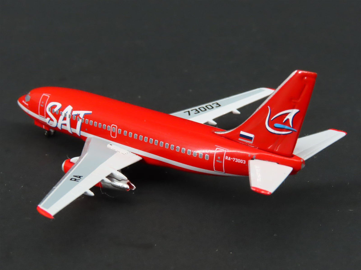 1:400 Scale Aero Classics Die-Cast SAT Airlines EX-Delta Boeing B737 #RA-73003