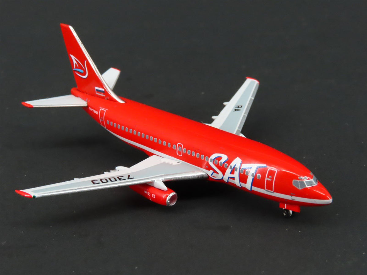 1:400 Scale Aero Classics Die-Cast SAT Airlines EX-Delta Boeing B737 #RA-73003