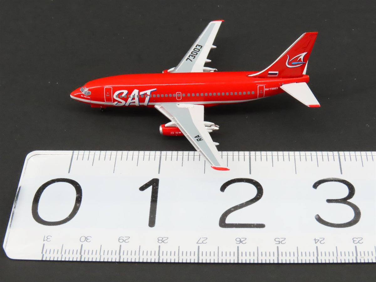 1:400 Scale Aero Classics Die-Cast SAT Airlines EX-Delta Boeing B737 #RA-73003