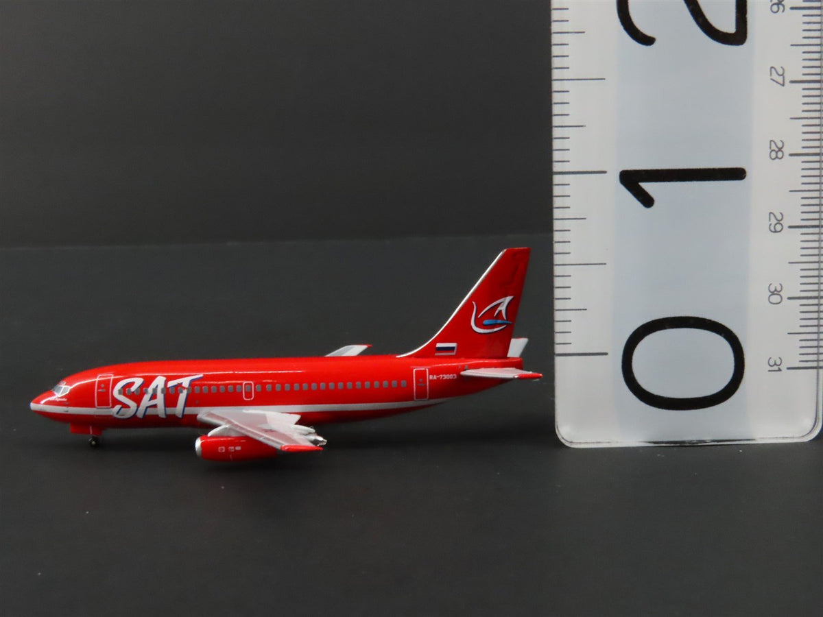 1:400 Scale Aero Classics Die-Cast SAT Airlines EX-Delta Boeing B737 #RA-73003