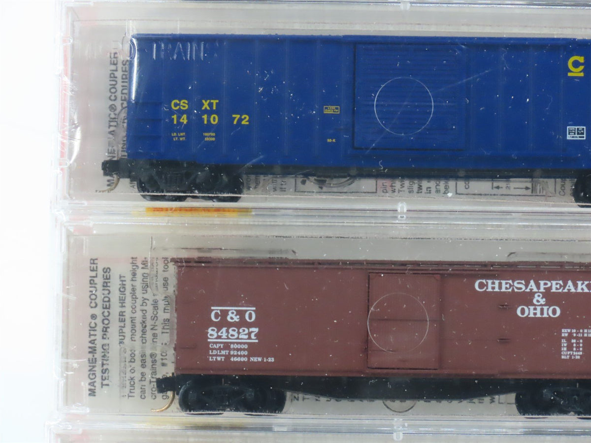 N Scale Micro-Trains MTL 19992 CSX Merger Bonus Bundle Box Car 5-Pack Sealed