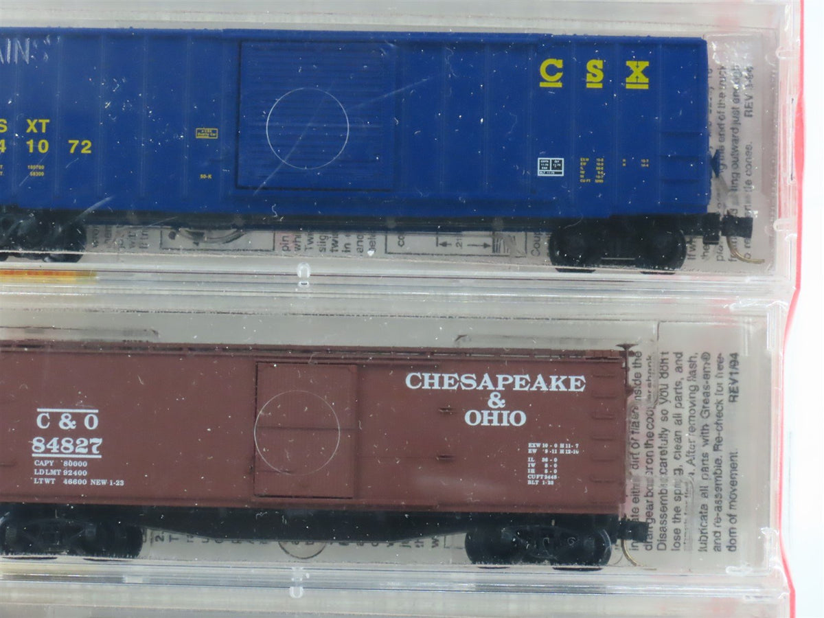 N Scale Micro-Trains MTL 19992 CSX Merger Bonus Bundle Box Car 5-Pack Sealed