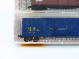 N Scale Micro-Trains MTL 19992 CSX Merger Bonus Bundle Box Car 5-Pack Sealed