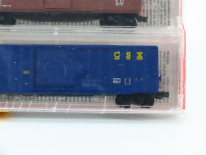 N Scale Micro-Trains MTL 19992 CSX Merger Bonus Bundle Box Car 5-Pack Sealed