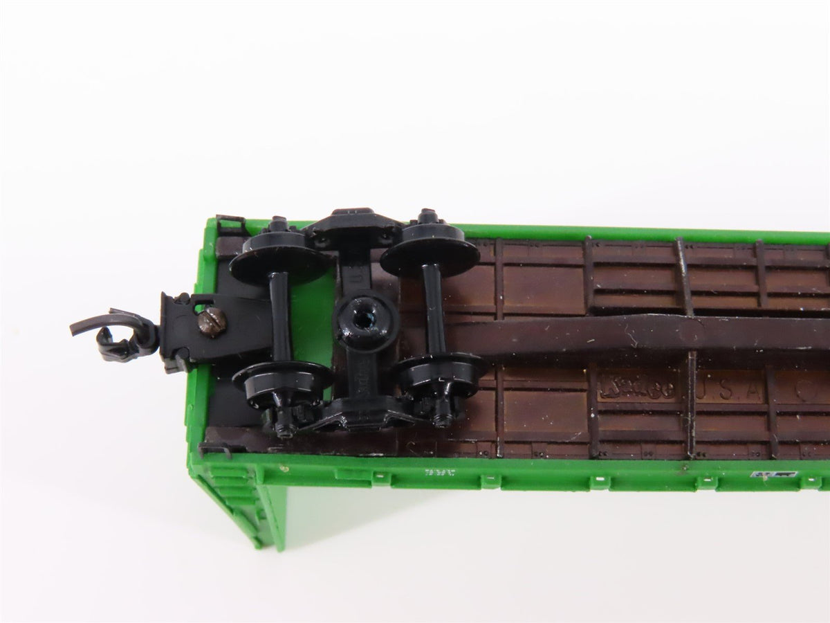 N Scale Kadee Micro-Trains MTL 54010 BN 61&#39;6&quot; Bulkhead Flat Car #621534