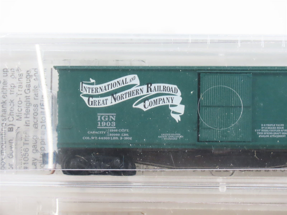 N Scale Micro-Trains MTL IGN International Great Northern Box Car 2-Pack Sealed