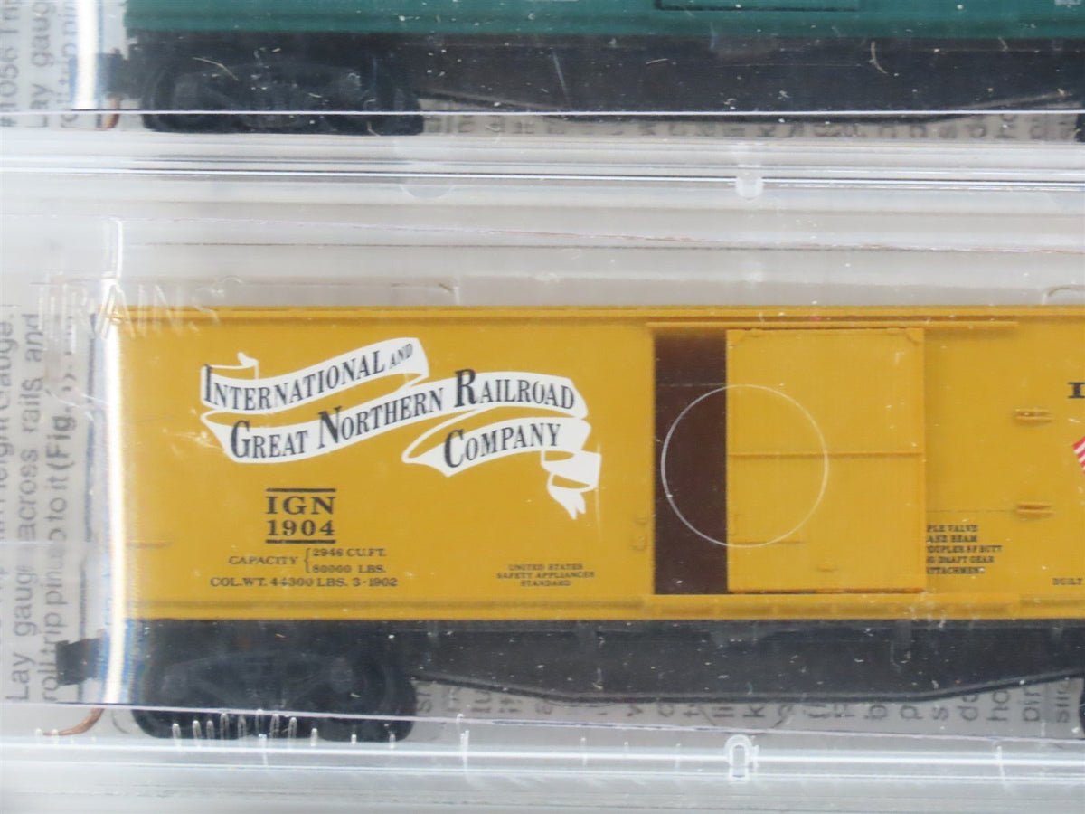 N Scale Micro-Trains MTL IGN International Great Northern Box Car 2-Pack Sealed