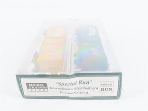 N Scale Micro-Trains MTL IGN International Great Northern Box Car 2-Pack Sealed